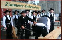 Freisprechung der Zimmerergesellen in Halle (Saale) am 27.09.2009