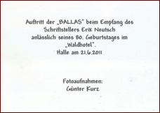 80. Geburtstag von Erik Neutsch am 21.06.2011
